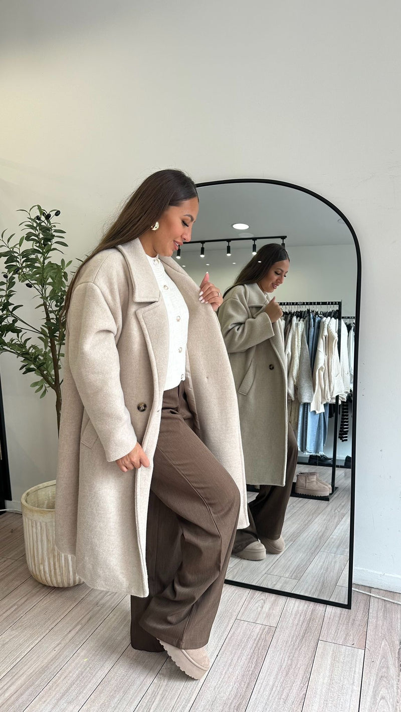 Manteau Idalina beige