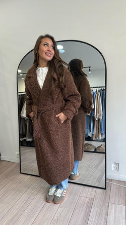 Manteau Kylie marron chocolat