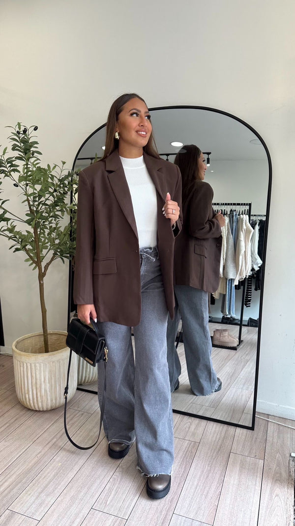 Blazer chocolat