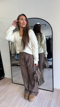 Pantalon Firdaws taupe