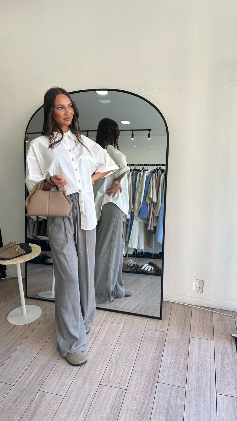 Blouse Esmeralda blanche