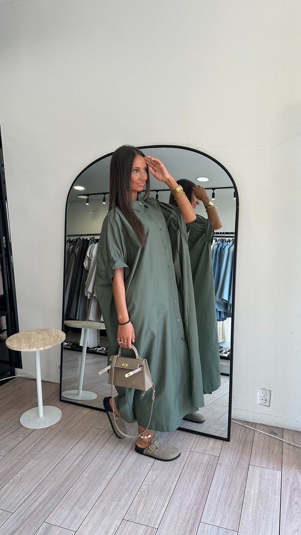 Robe Emna kaki