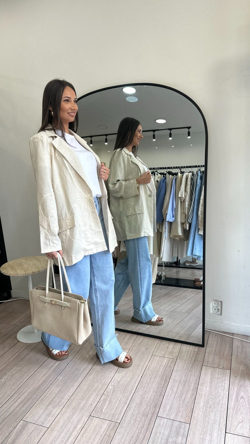 Jeans retroussé