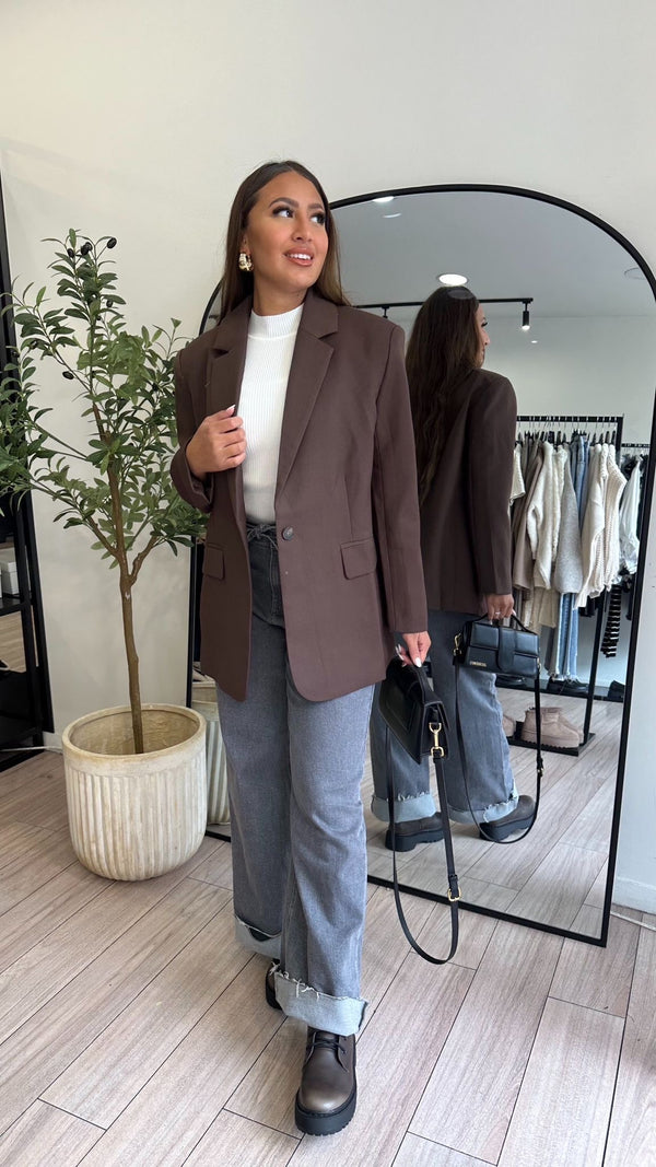 Blazer chocolat