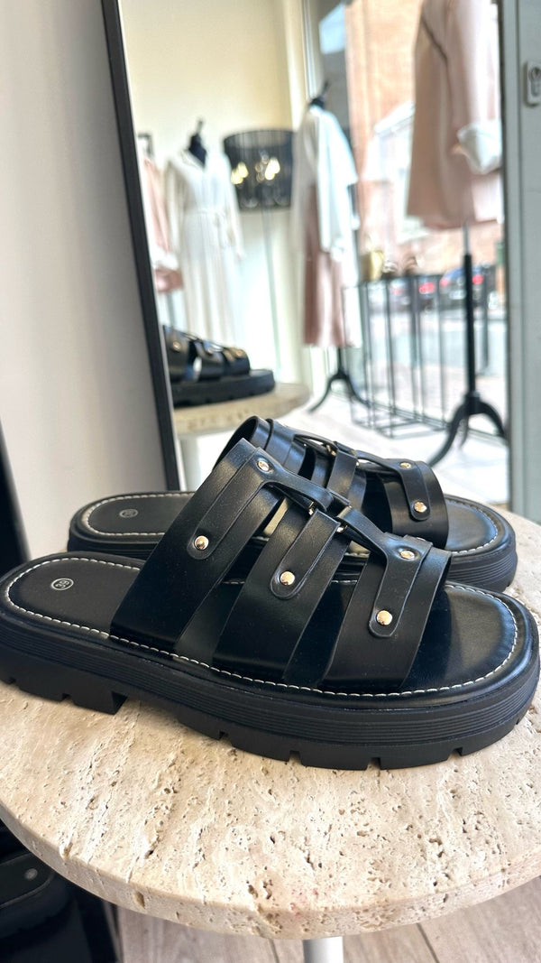 Claquettes noires
