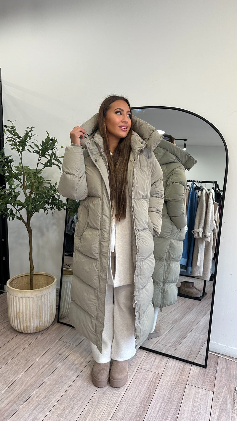 Doudoune estan taupe