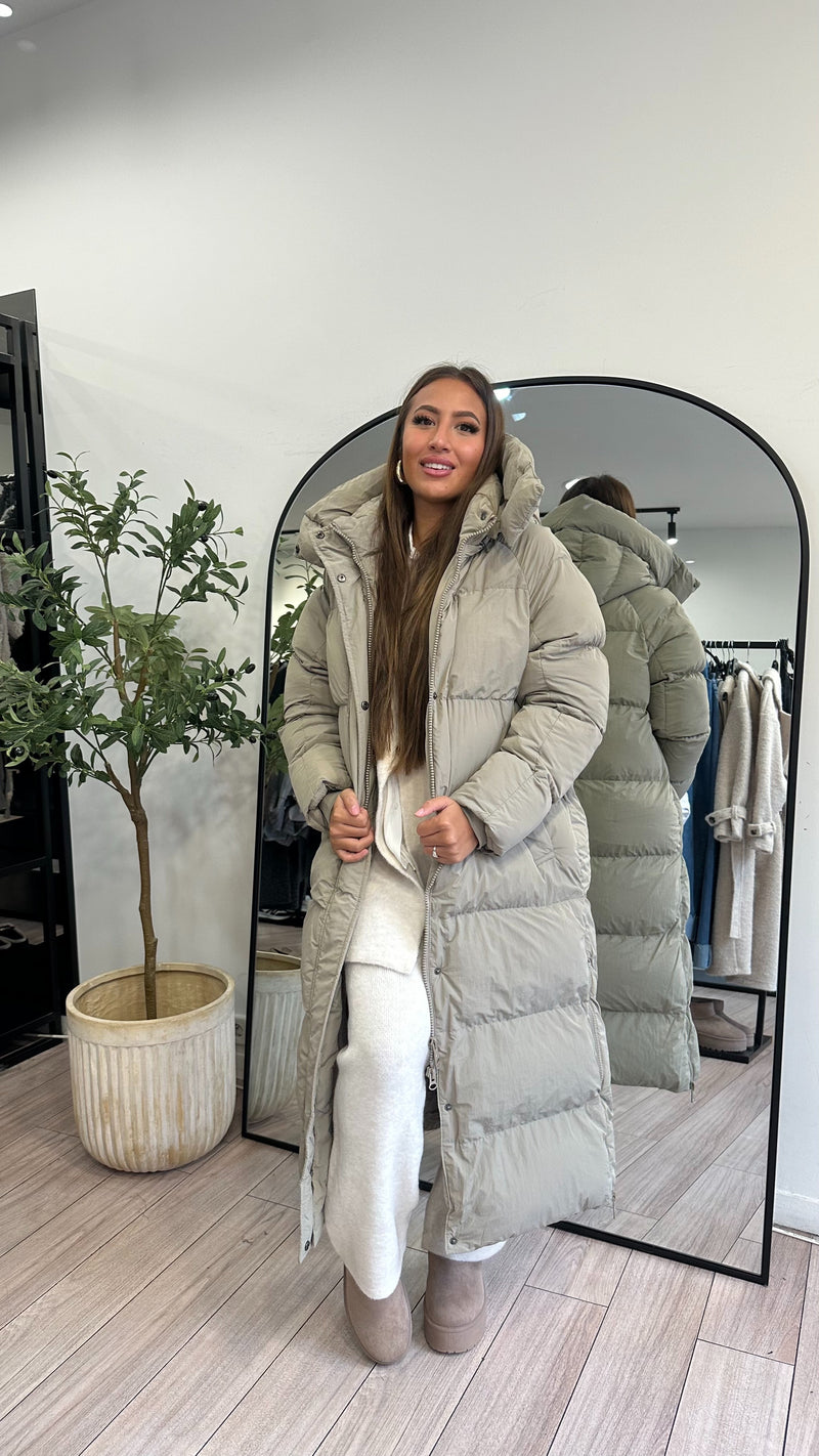 Doudoune estan taupe
