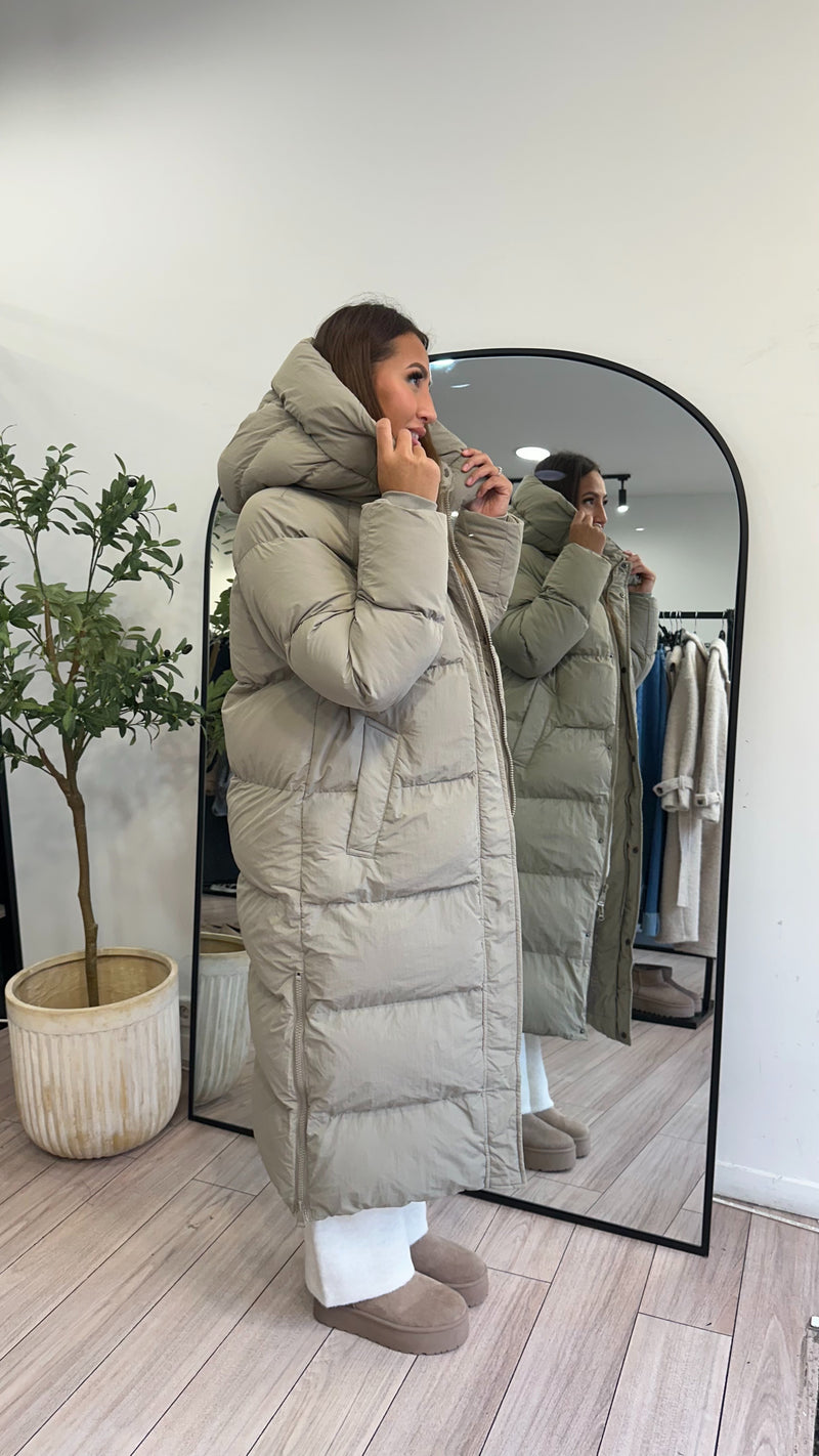 Doudoune estan taupe