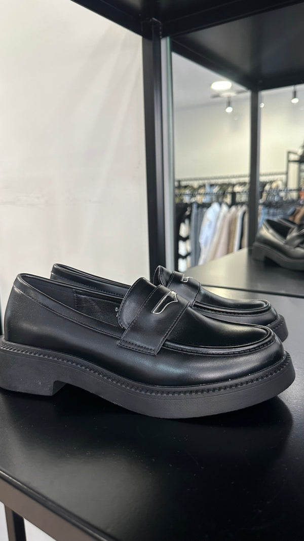 Mocassin noir