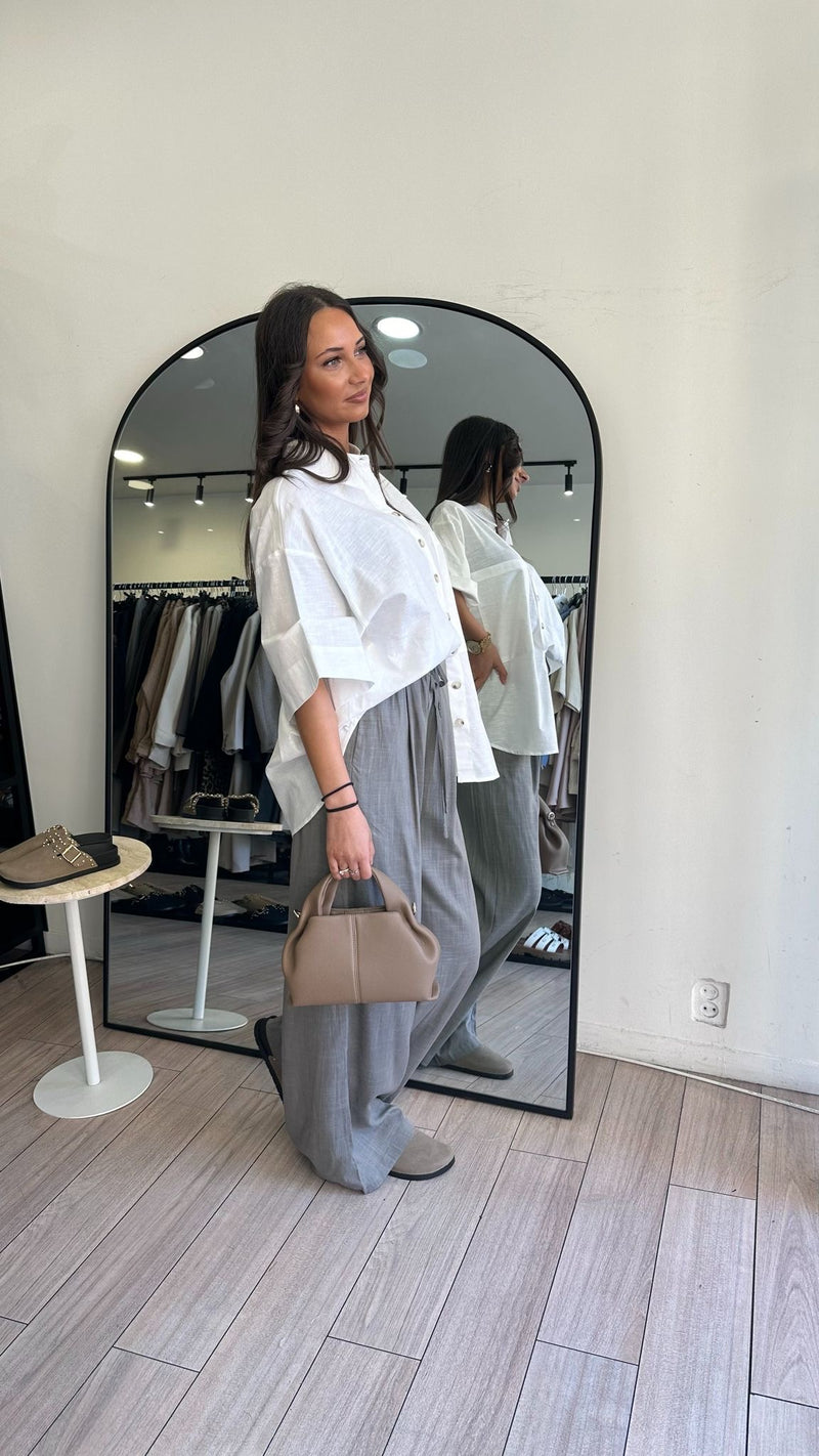 Blouse Esmeralda blanche