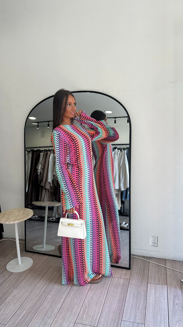 Robe Shainez multicolore