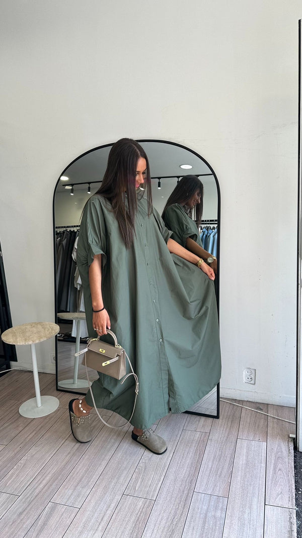 Robe Emna kaki