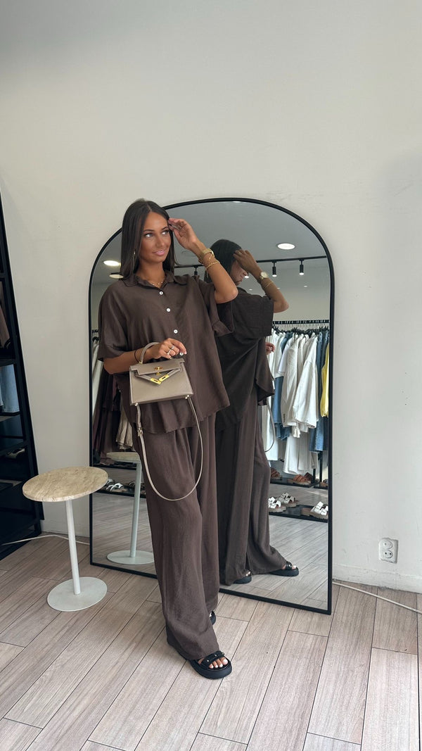 Ensemble Sana marron
