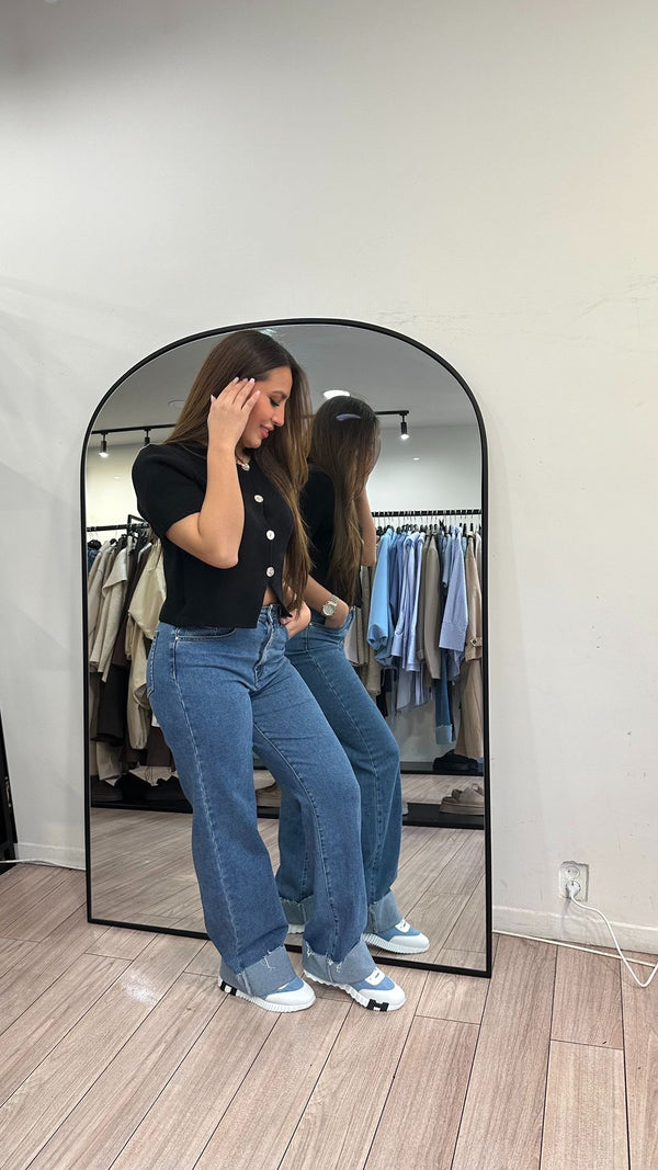 top Yasmina noir
